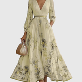 Siena | Elegants Plisse Maxi Kleita