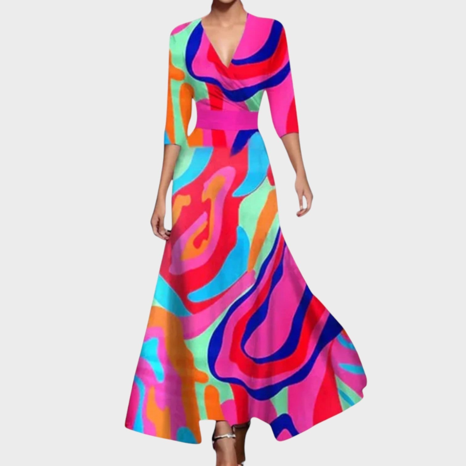 Isadora | Premium roku darbs maxi kleita