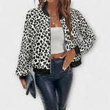 Raquel | Eleganta leopardu raksta jaka