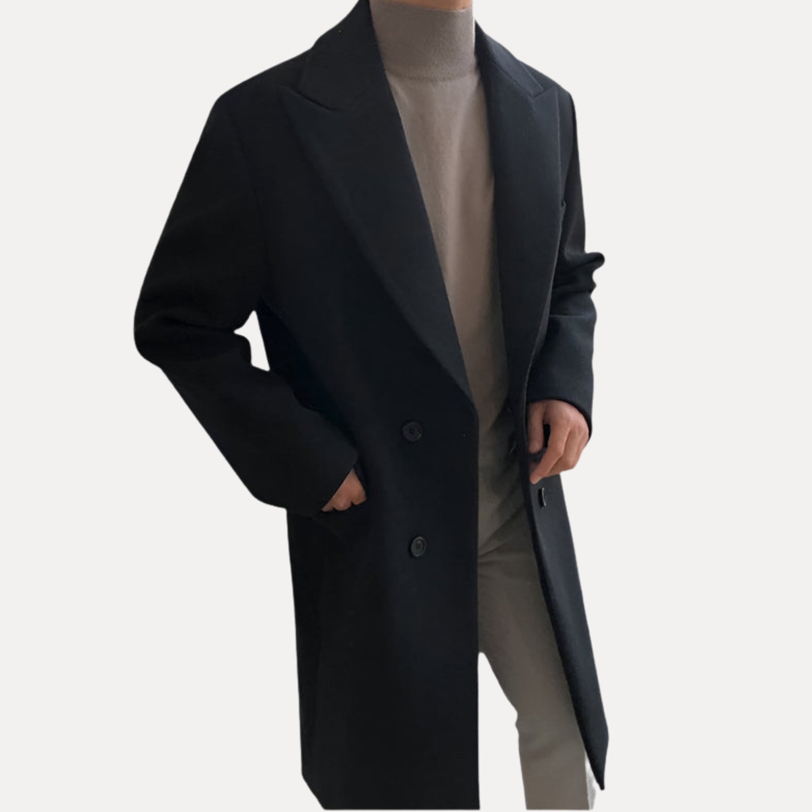 Mads | Vīriešu elegants siltais mētelis