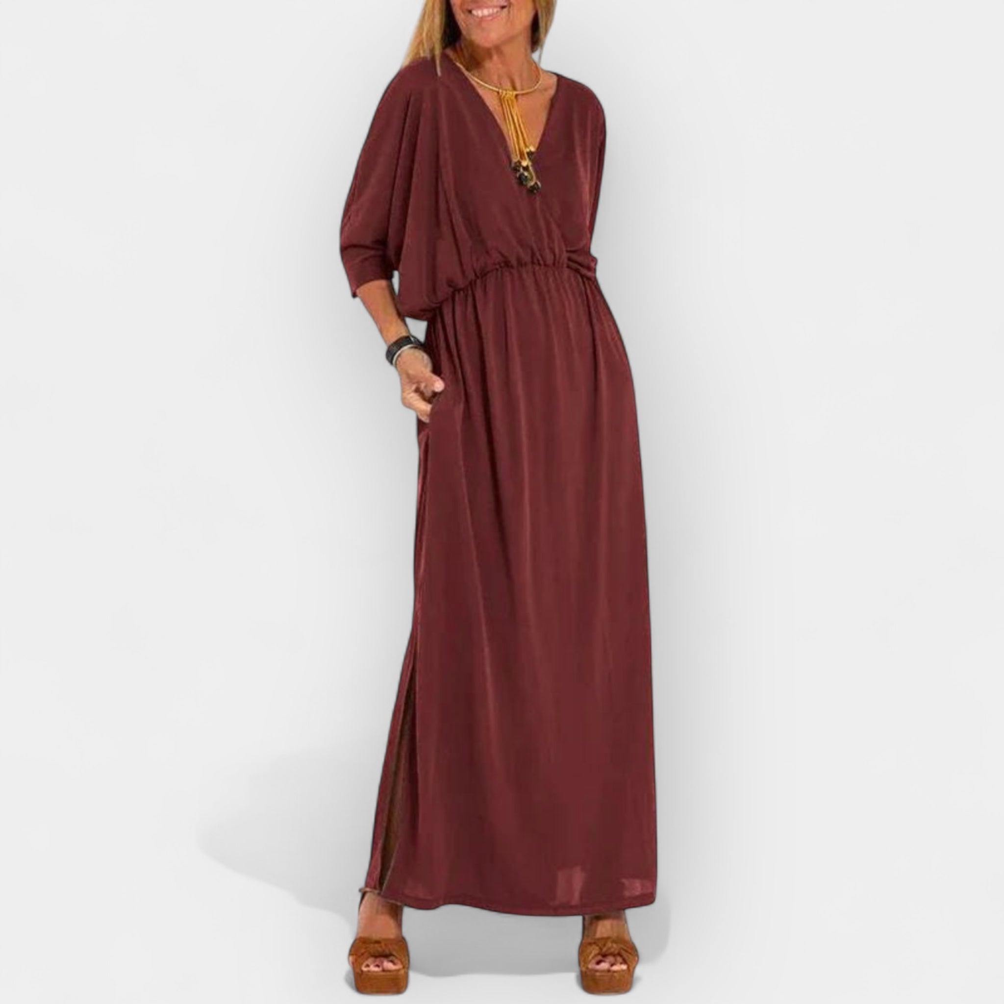 Olivia | Garā kleita retro stilā