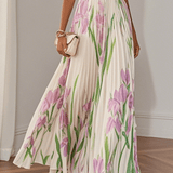 Yara | Plisēta auduma maxi kleita