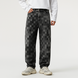 Edvard | Vīriešu Pixel Efekta Denim Bikses