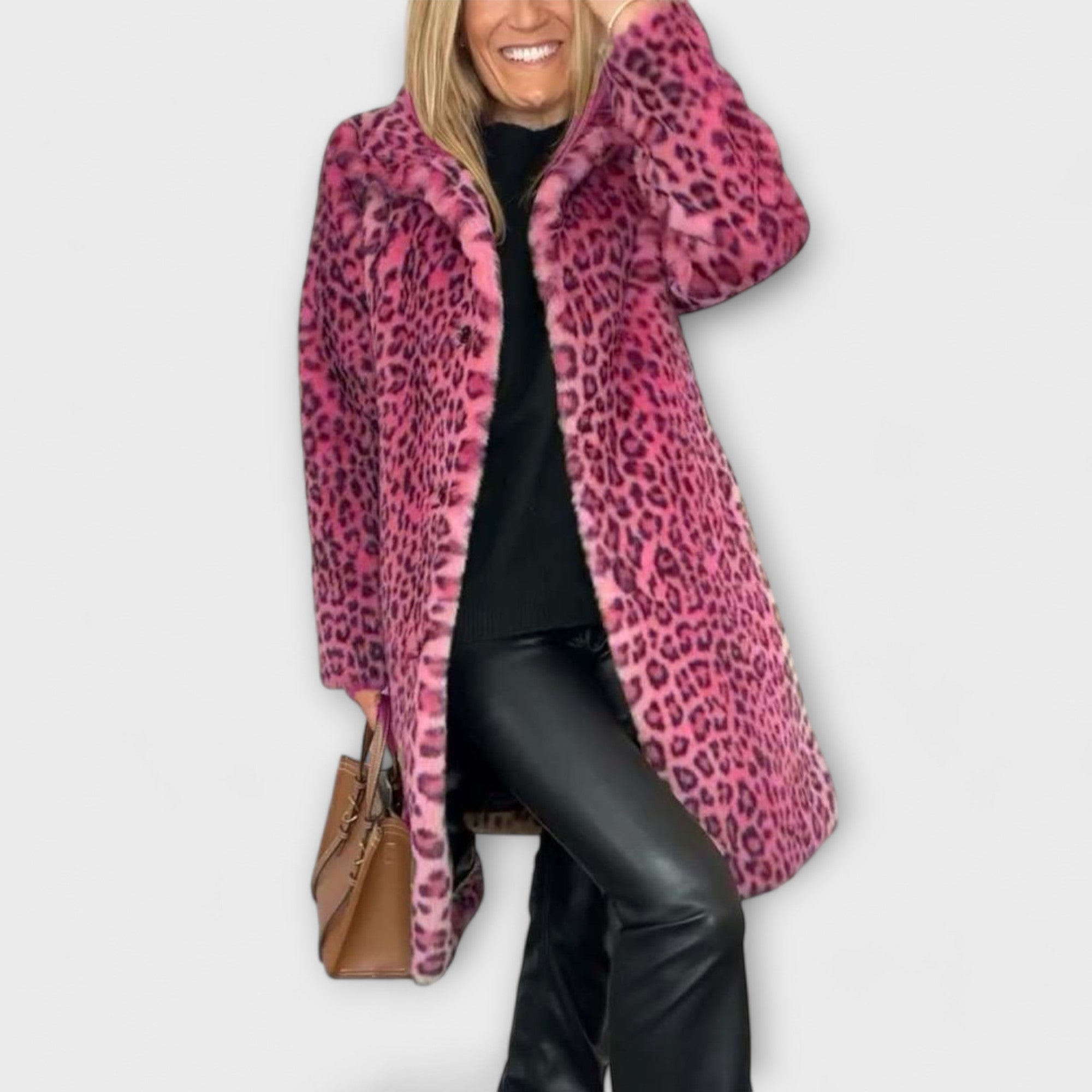 Jessica | Leoparda raksta mētelis