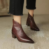 Jitka™ | Elegantas ādas kurpes ar zemu papēdi
