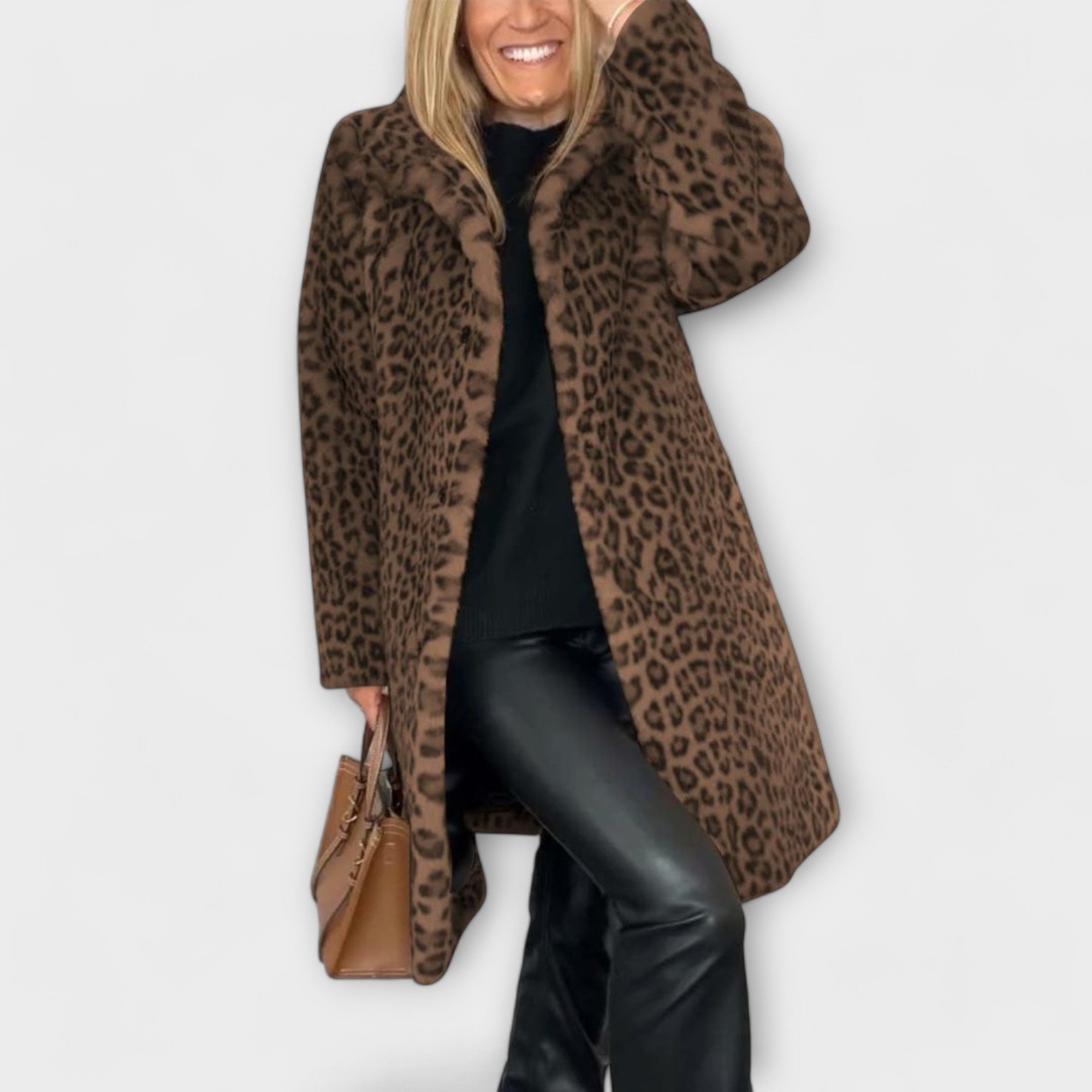 Jessica | Leoparda raksta mētelis