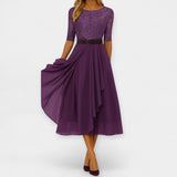 Elena | Eleganta midi kleita