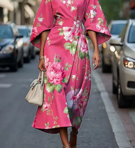 Natalija™ | Eleganta Ziedu Kleita