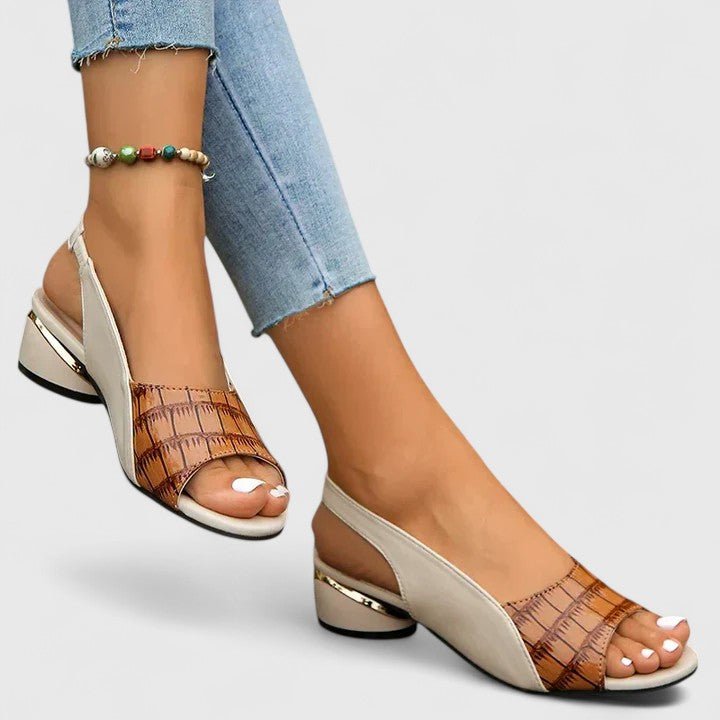 Mariah™ | Elegantas Ādas Sandales