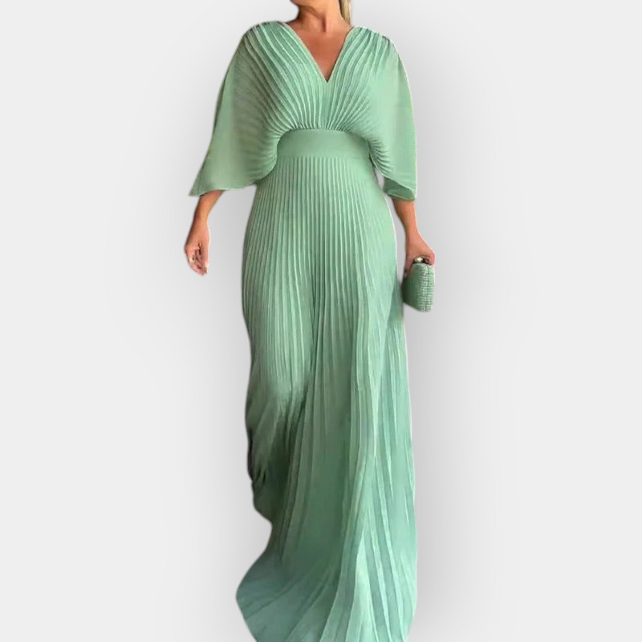 Anya | Eleganta piegriezuma krokota kleita
