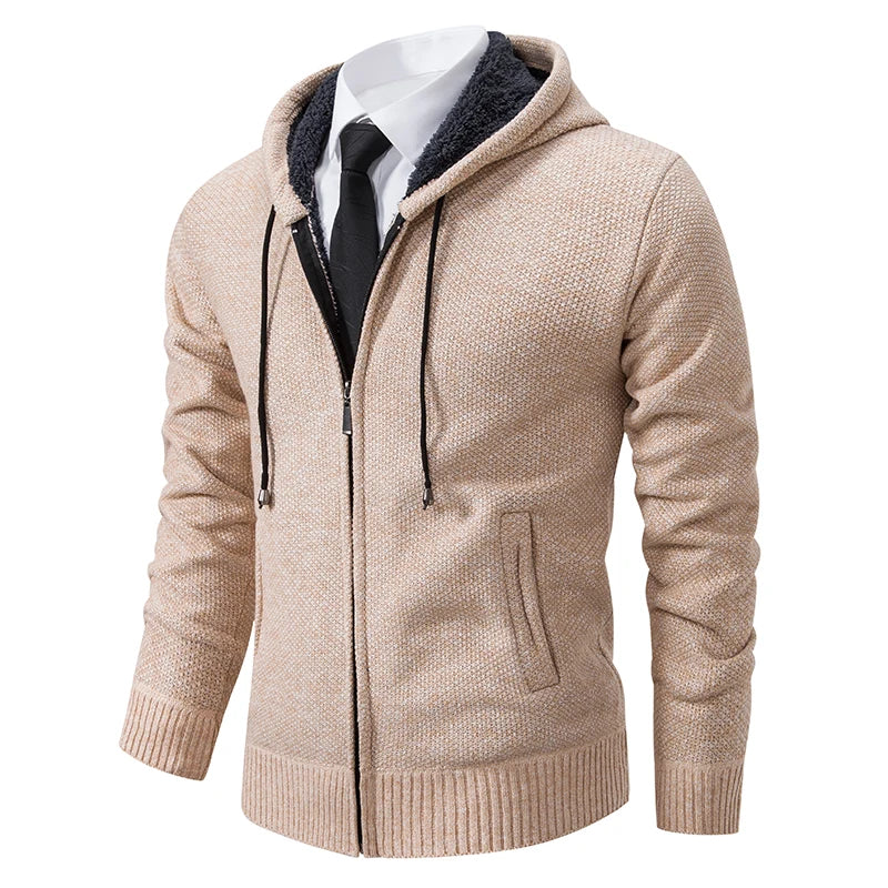 Jens | Fleece kardigāns ar rāvējslēdzēju