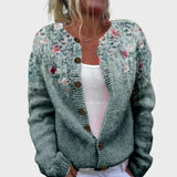Evelin | Eleganta rakstaina adīta veste