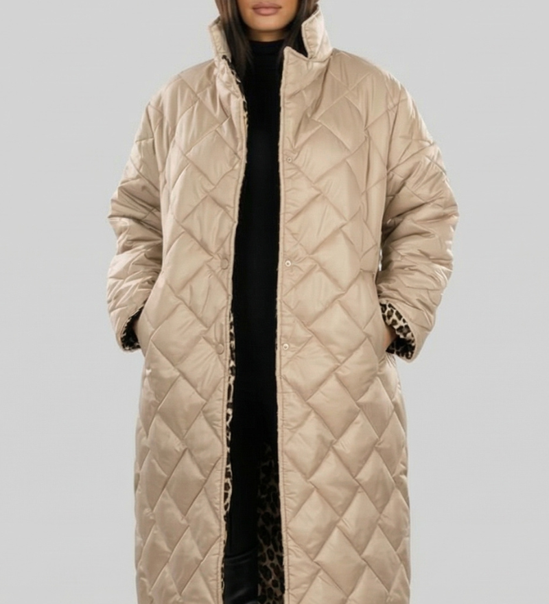 Kaarina™ | Eleganta jaka ar leopardu rakstu