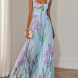 Yara | Plisēta auduma maxi kleita