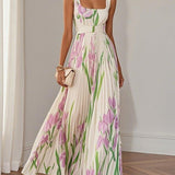 Yara | Plisēta auduma maxi kleita