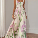 Yara | Plisēta auduma maxi kleita