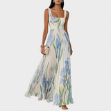 Yara | Plisēta auduma maxi kleita