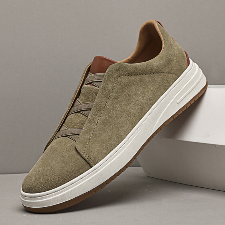 Uffe | VĪRIEŠU ĀDAS SLIP-ON APAVI