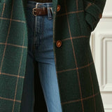 Florencia™ | Retro pārveidots raibais tweed mētelis