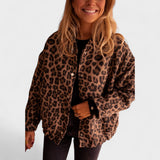 Roza | Moderns leopardu raksts jaka